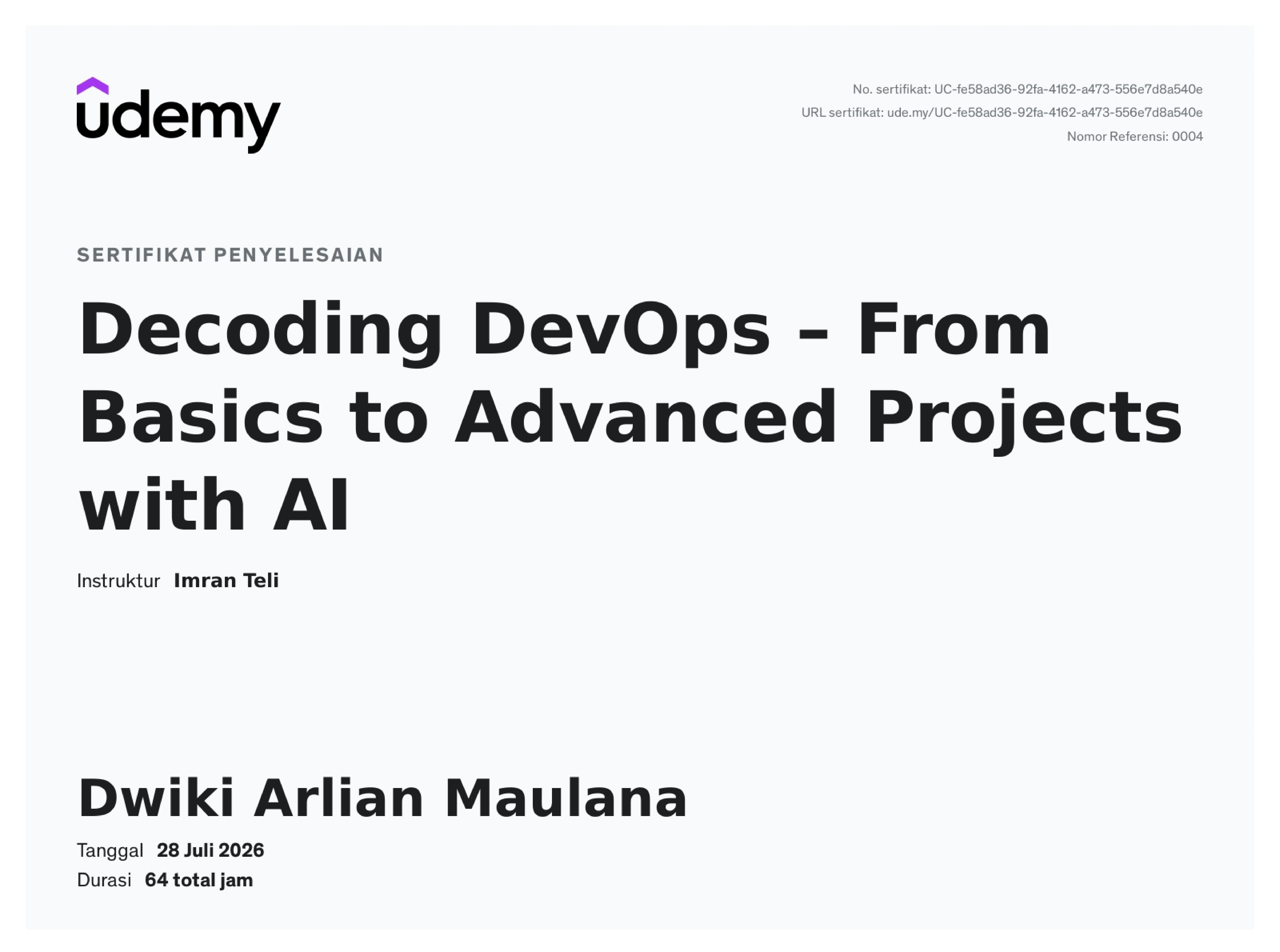 Decoding DevOps - From Basics to Advanced Projects with AI